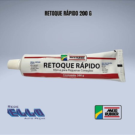 Massa para retoque rápido Maxi Rubber 200g em Sumaré