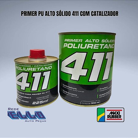 Fundo Primer PU HS 411 Alto sólido Maxi Rubber em Sumaré