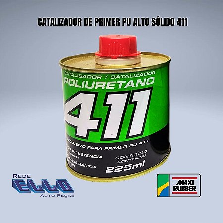 Catalizador para Fundo Primer PU HS 411 Alto sólido Maxi Rubber em Sumaré