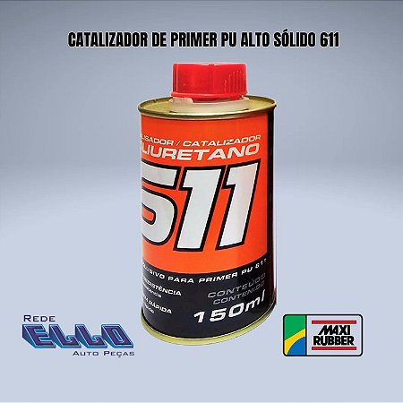 Catalizador para Fundo Primer PU HS 611 Alto sólido Maxi Rubber em Sumaré
