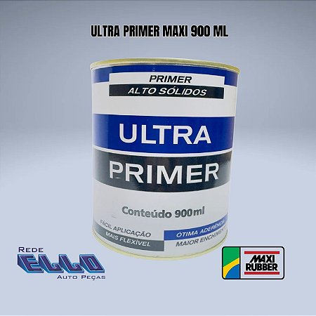 Fundo Ultra Primer auto Sólidos 900 ml Maxi Rubber em Sumaré