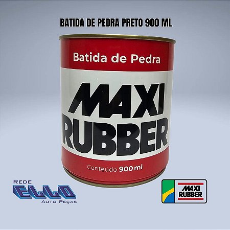 Batida de pedra preto 900 ml Maxi Rubber em Sumaré