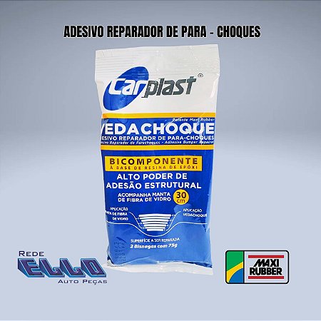 Veda Choque Carplast adesivo reparador de para choque Maxi Rubber em Sumaré