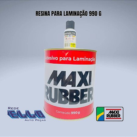 Resina para laminação de fibra de vidro 990 g Maxi Rubber em Sumaré