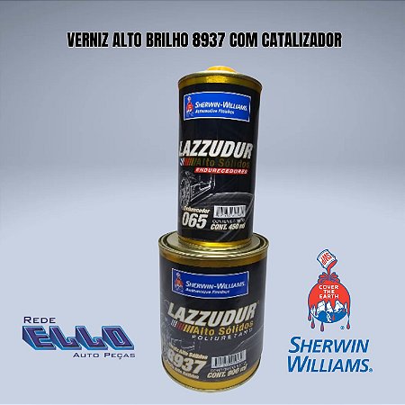 Verniz PU 8937 Alto Sólido 900 ML Com catalizador Lazzuril em Sumaré
