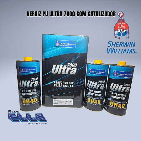 Verniz PU ULTRA 7000 Clear Coat Alto sólido 5 L Com catalizador Lazzuril em Sumaré