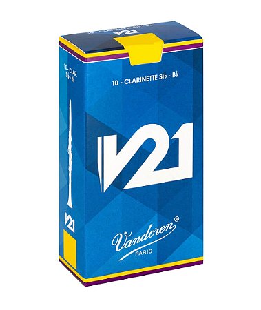 Palheta Vandoren V21 Clarinete Bb 3,0 (caixa c/ 10)