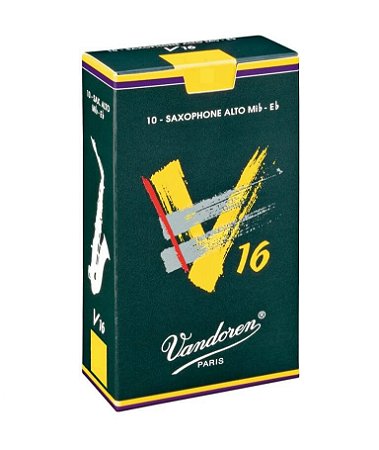Palheta Vandoren V16 Sax Alto 1,5 (caixa c/ 10)