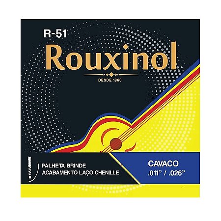 Encordoamento Rouxinol Cavaquinho Aço R-51