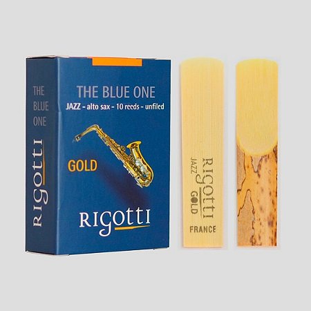 Palheta Rigotti Jazz Gold Sax Alto 2,0 Light (unidade)
