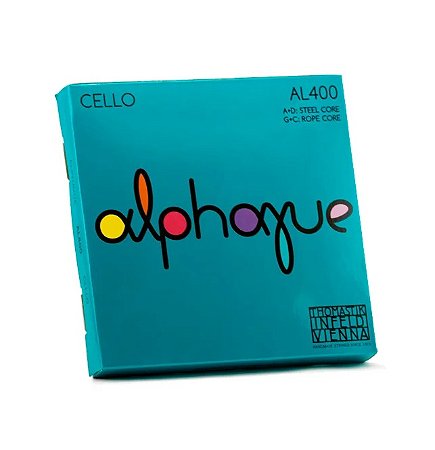 Encordoamento Thomastik Alphayue AL400 P/ Cello - Original