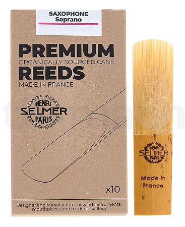 Palheta Selmer Premium Sax Soprano 2,5 (unidade)