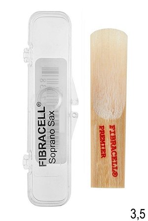 Palheta Fibracell Premier Sax Soprano 3,5