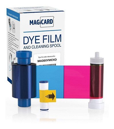 Ribbon Magicard Color MA300YMCKO C/ 300 Imp.