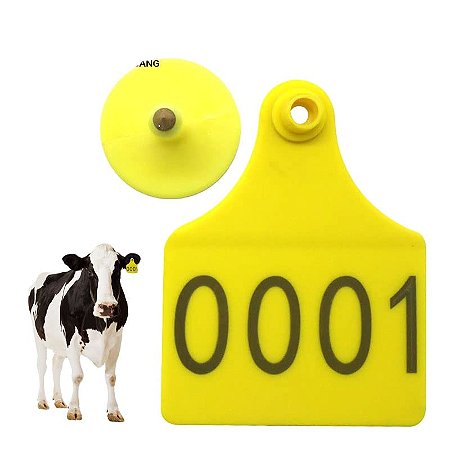 Tag de rastreamento RFID para gado