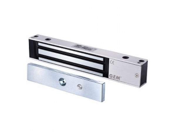 Fechadura Eletroímã ASSA ABLOY Controle de Acesso Mini 600 Libras - GEM-600M