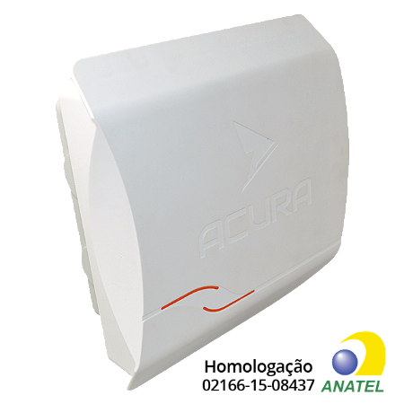 LEITOR UHF ACURA EDGE-30R+ (AUTOID - WIEGAND / ABATRACK II) COM INJETOR POE