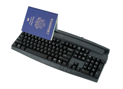 Teclado com funcionalidade OCR integrada HID AKB500