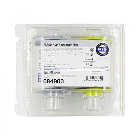 Filme de Retransferência para Impressora HID Fargo HDP6600 com capacidade de 1500 impressões 84900