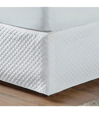 Saia Para Cama Box Solteiro Ajustável C/ Elastico Matetaldo