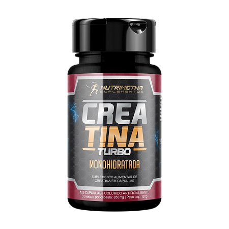 Creatina 100% Pura - 120 Cápsulas