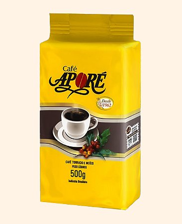CAFÉ TORRADO E MOIDO APORÉ A VÁCUO 500GR TRADICIONAL