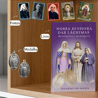 N.S DAS LÁGRIMAS + KIT 6 ITENS DEVOCIONAIS + FRETE GRÁTIS