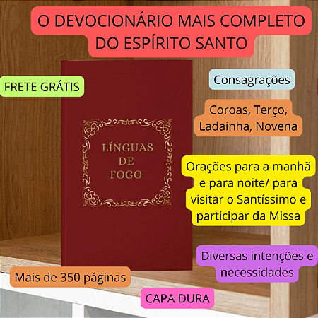 LÍNGUAS DE FOGO - O melhor e mais completo Devocionário  sobre o Espírito Santo