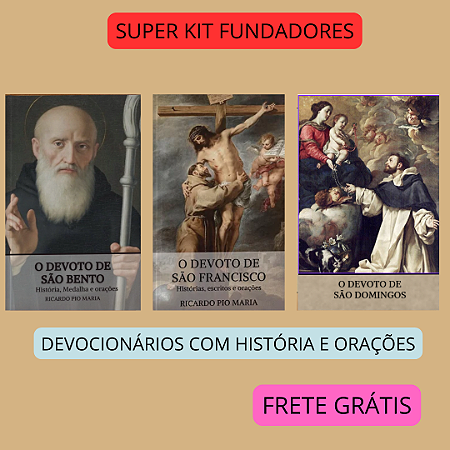 SUPER KIT FUNDADORES - 3 devocionários completos com frete grátis