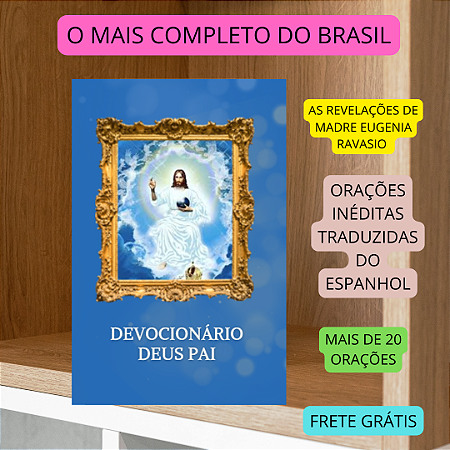 DEVOCIONÁRIO MAIS COMPLETO DE DEUS PAI - com frete grátis. Envio a partir do dia 15/09