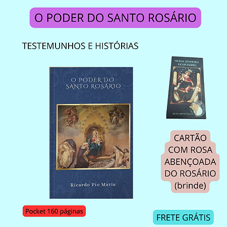 O PODER DO SANTO ROSÁRIO  com frete grátis