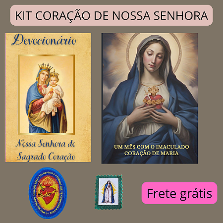 SUPER KIT AGOSTO - 2 LIVROS E 2 SACRAMENTAIS - FRETE GRÁTIS