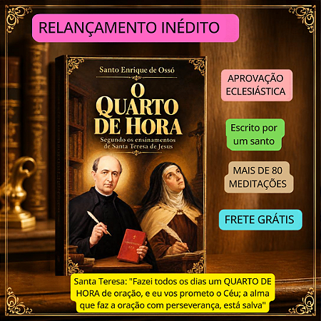 QUARTO DE HORA - O MELHOR livro para meditação - 15 minutos para salvação com FRETE GRÁTIS