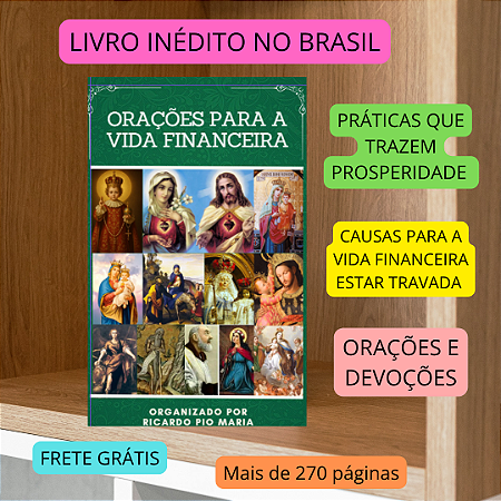 ORAÇÕES PARA A VIDA FINANCEIRA - Devoções para prosperidade espiritual e material - Frete grátis