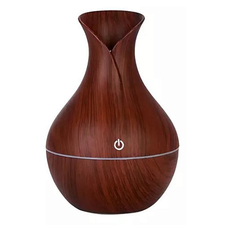 Umidificador de Ar Ultrassônico com Difusor de Aromas e Iluminação LED