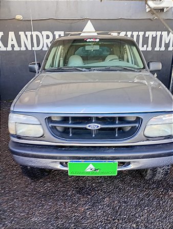 Ford Explorer XLT 1997 prata, motor V6 vertec, ótima mecanica, bom de pneu, boa pintura, gasolina e GNV, completa