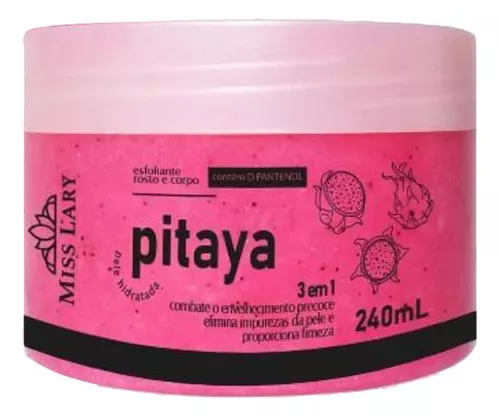 Esfoliante Corpo e Rosto 3 em 1 Pitaya - Miss Lary