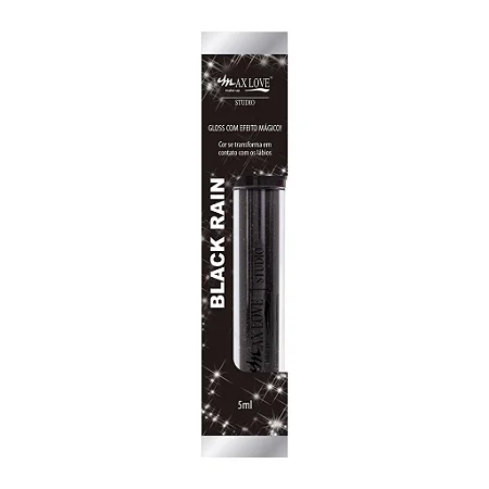 Gloss Lábial Black Rain Com Efeito Mágico - Max Love