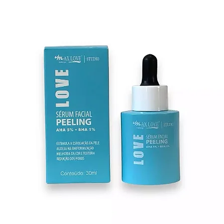 Sérum Facial Peeling AHA% + BHA 1% - Max Love