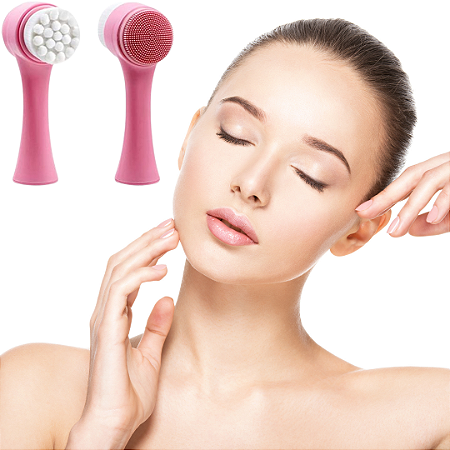 Escova de Limpeza Facial 2 em 1- Qbela Manuela