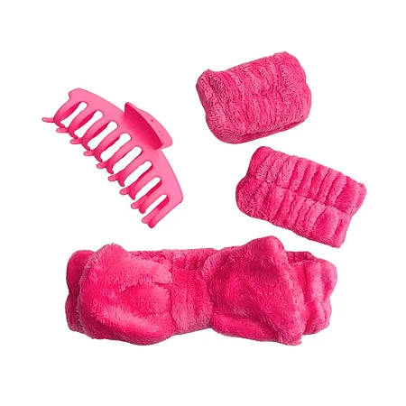 Kit Presilha, Faixa de Cabelo e Pulso - Ruby Anjo