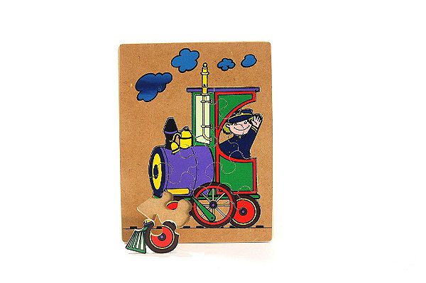 QUEBRA CABEÇA LOCOMOTIVA