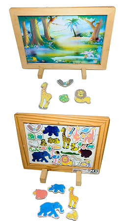 JOGO MAGNETO MIRIM ANIMAIS SELVAGENS