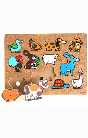 QUEBRA CABEÇA ANIMAIS DOMÉSTICOS