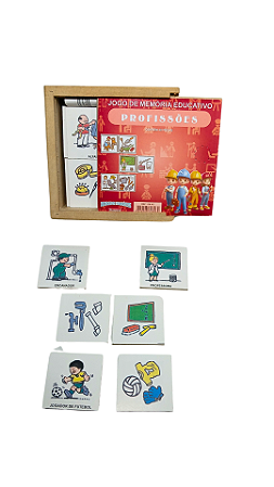 JOGO DE MEMÓRIA EDUCATIVO PROFISSÕES