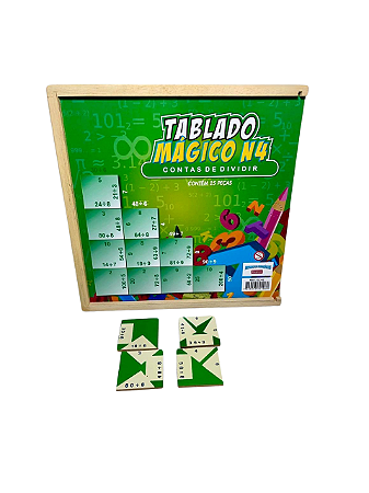 TABLADO MAGICO Nº 4 CONTAS DE DIVIDIR