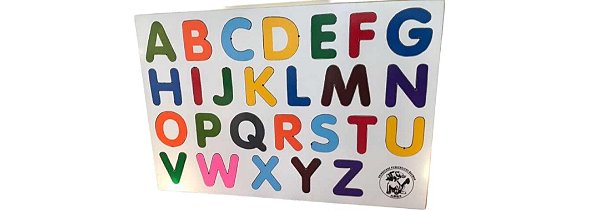 QUEBRA CABEÇA ALFABETO MAIÚSCULO