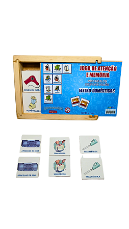 JOGO DE ATENÇÃO E MEMÓRIA VOCÁBULOS PORTUGUÊS ELETRO-DOMÉSTICOS