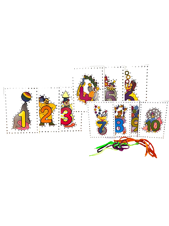 ALINHAVO DIVERSOS 10 PEÇAS CIRCO FOCA