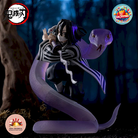 Action Figure Obanai Iguro – Sega Xross Link Kimetsu no Yaiba – Original do Japão